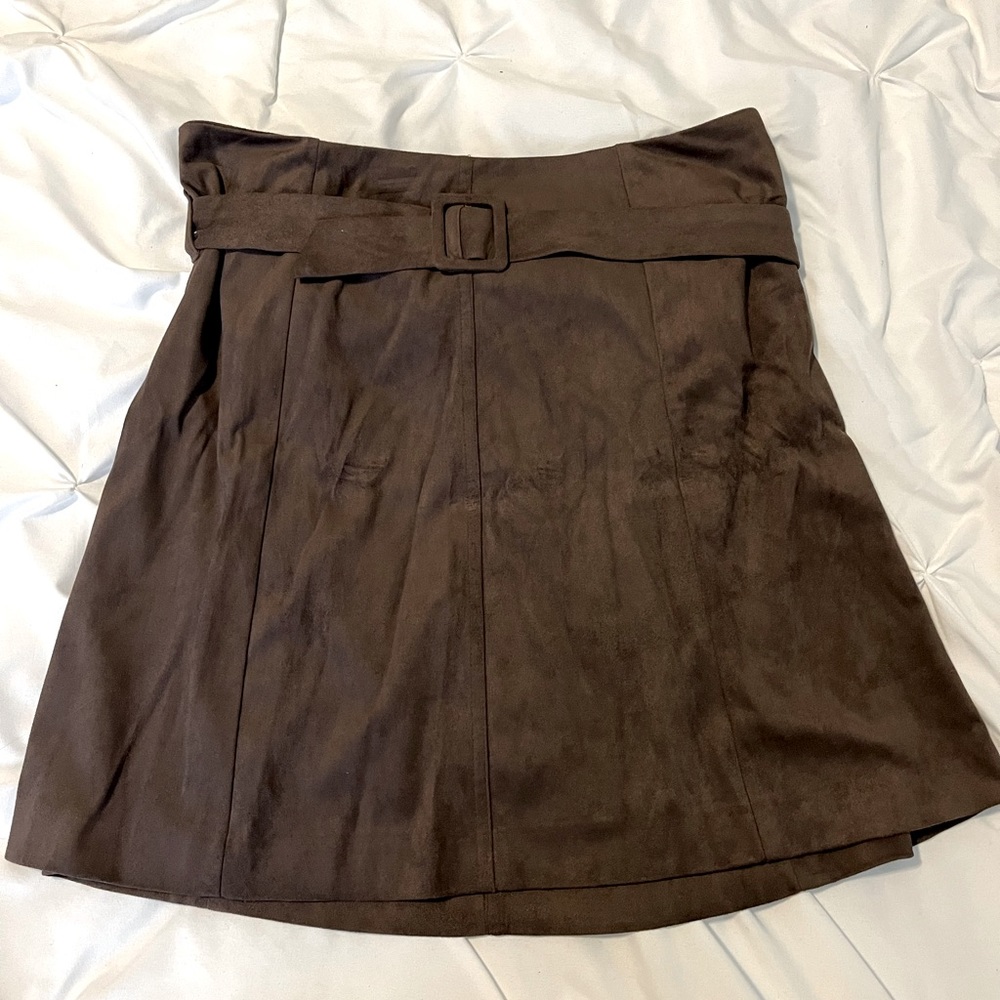 Brown Mini Skirt